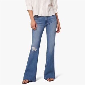 Joe's Jeans Blue Flare Distressed Denim